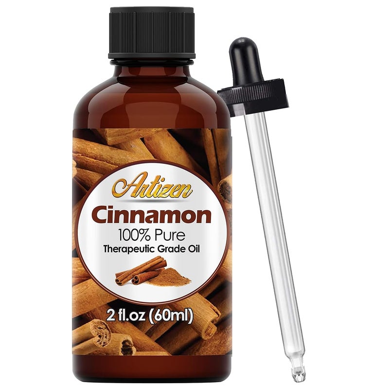 Artizen Cinnamon Essential Oil - 30ml (1 Fluid Ounce) - Aromatherapy & Candle Fragrance Oil - Image 1